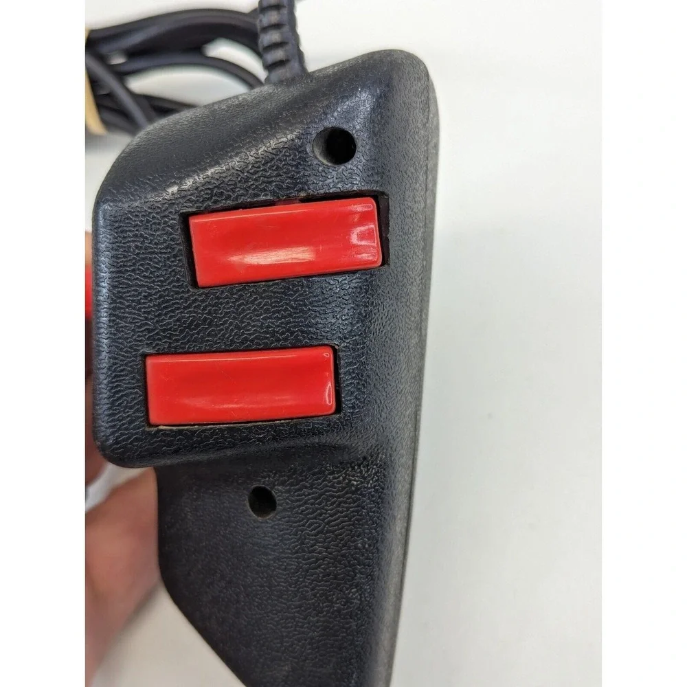 Epyx 500XJ Joystick Controller for NES Nintendo 7-Pin Connector Black Red Retro